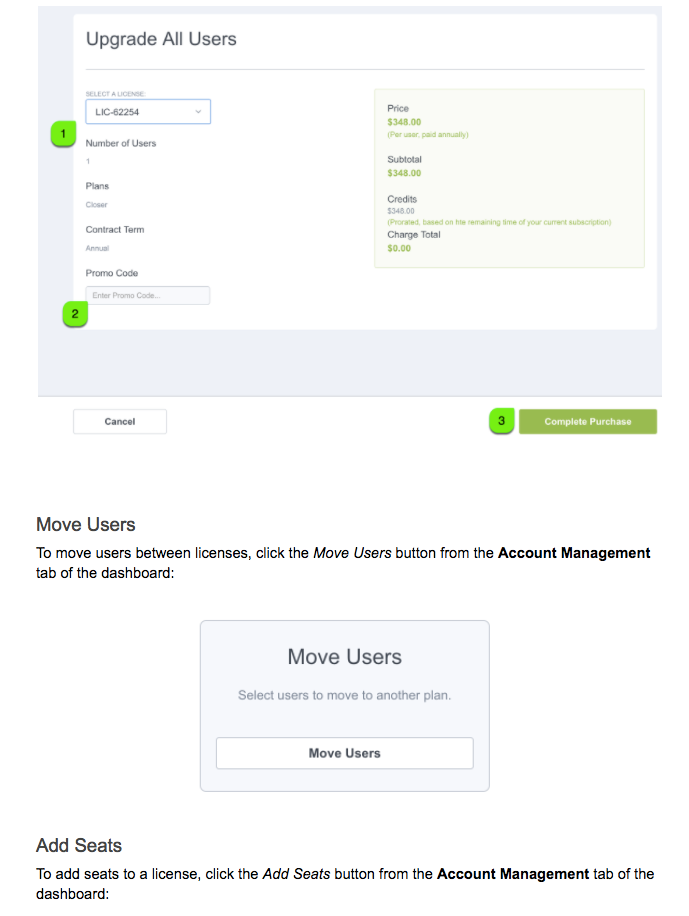 Account Dashboard User Management Manual