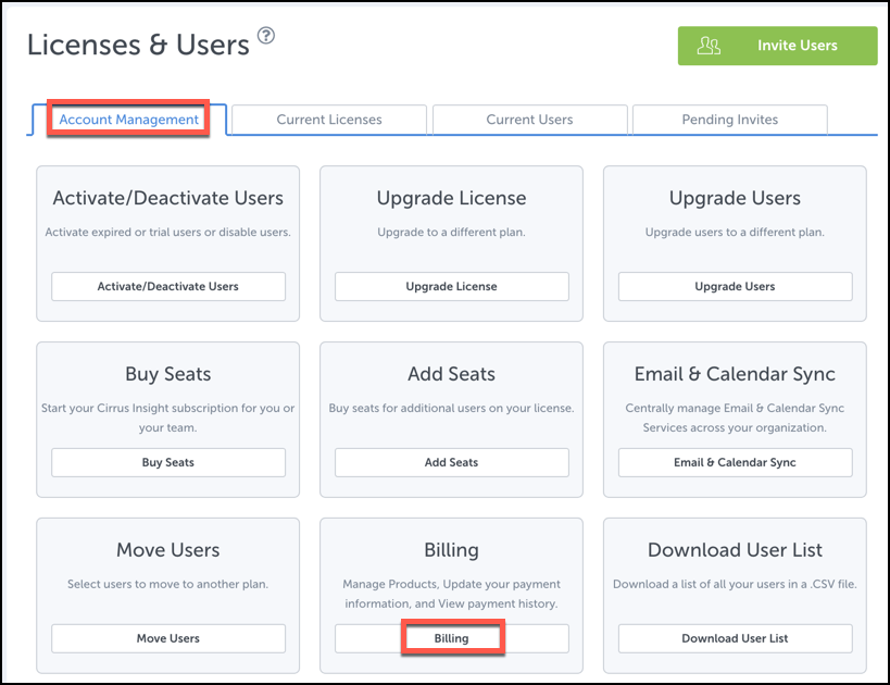 For Admins: How do I access payment history to… | Cirrus Insight