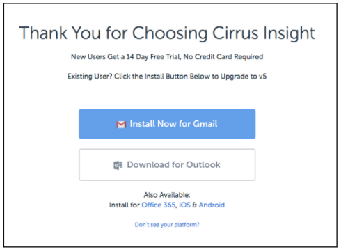 Cirrus Insight for Gmail Admin Guide