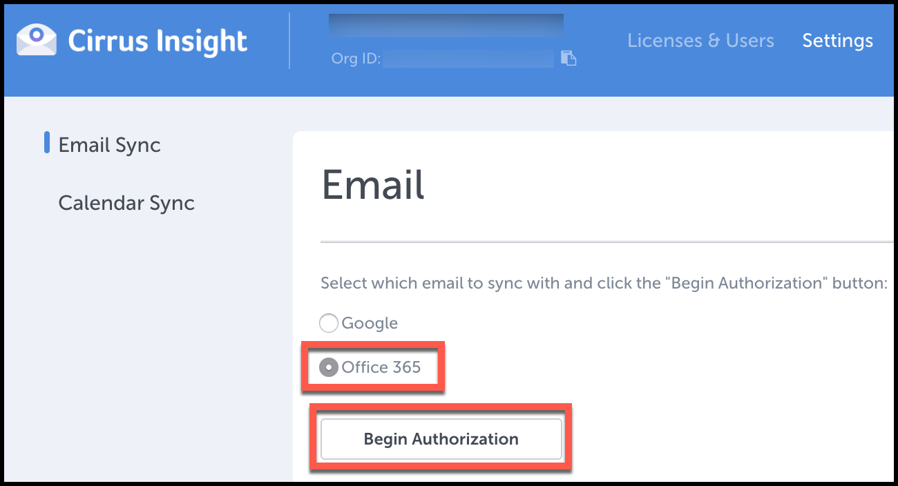 how to sync office 365 with email