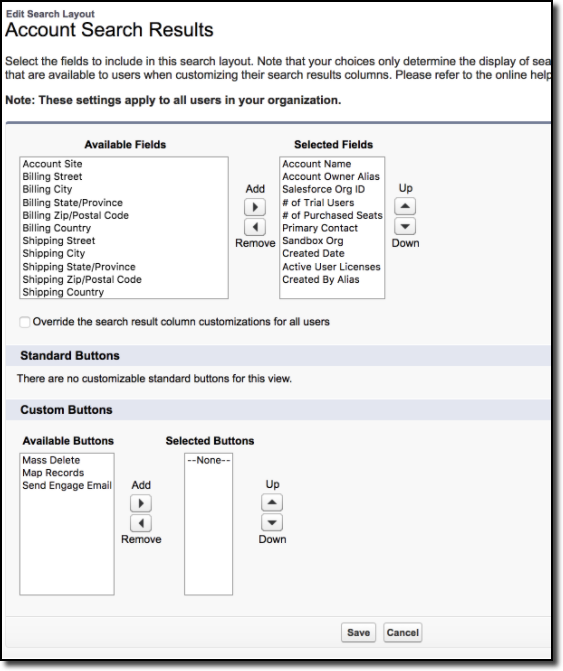 For Admins: How do I customize the layout for search results, list views, and related lists?