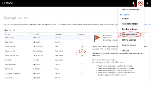 For Admins: How do I install Cirrus Insight for Office 365 for my users?