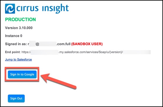 How can I test Calendar Sync for Gmail in my Sandbox?