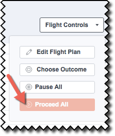 How do I pause or stop a Flight Plan?